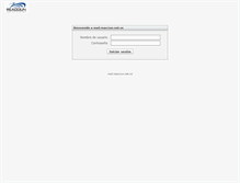 Tablet Screenshot of mail.reacciun.net.ve