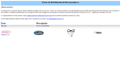 Desktop Screenshot of list.reacciun.ve